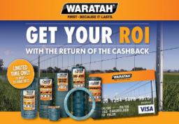Waratah's EOFY promotion 